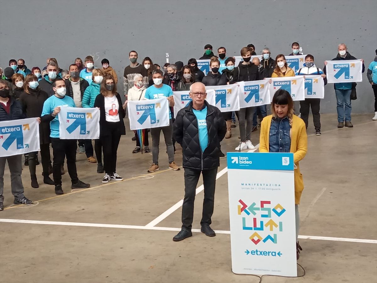 Acto de Sare en San Sebastián.