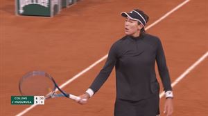 Garbiñe Muguruza se despide en tercera ronda