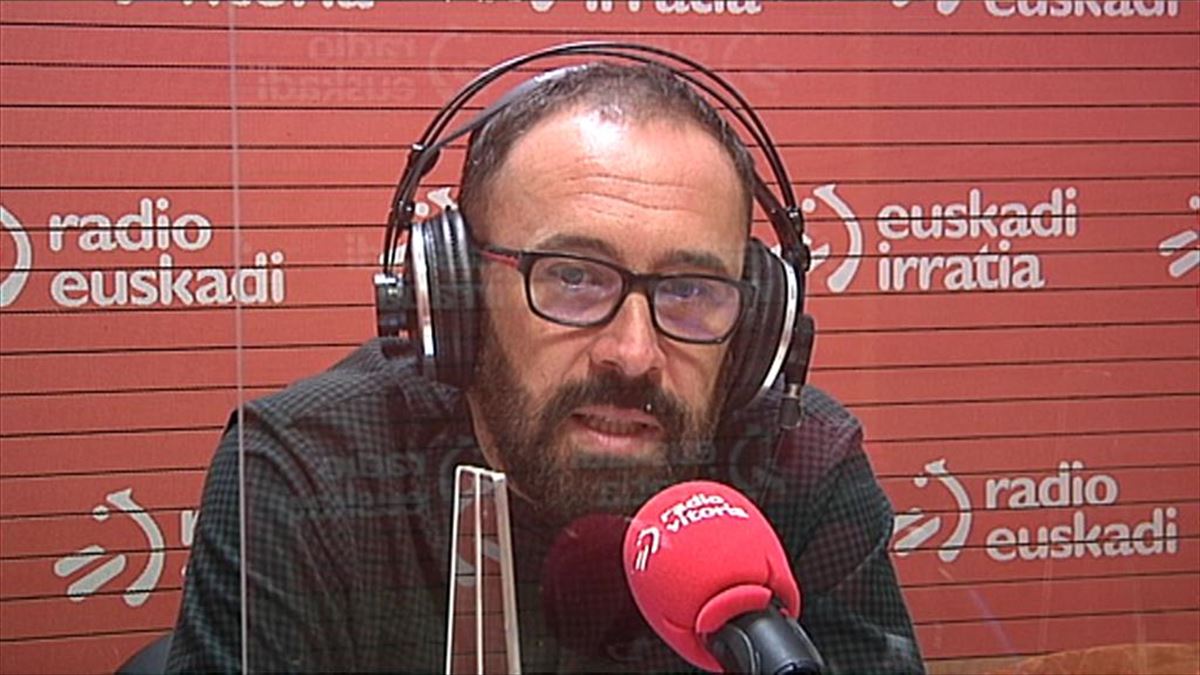 El delegado del Gobierno en Euskadi, Denis Itxaso, en Euskadi Irratia