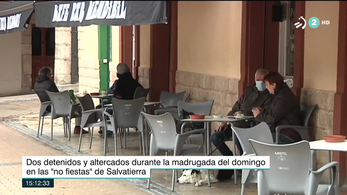 Dos detenidos en Salvatierra por no respetar las restricciones en las 'no fiestas'