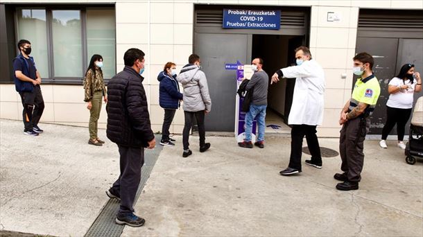 Prueba de coronavirus. Foto: Efe