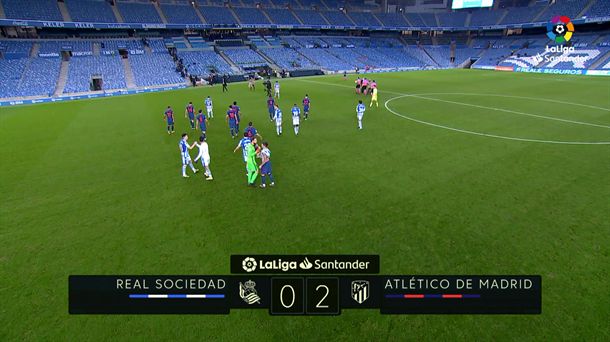 Resumen y todos los goles del partido Real Sociedad – Atlético de Madrid