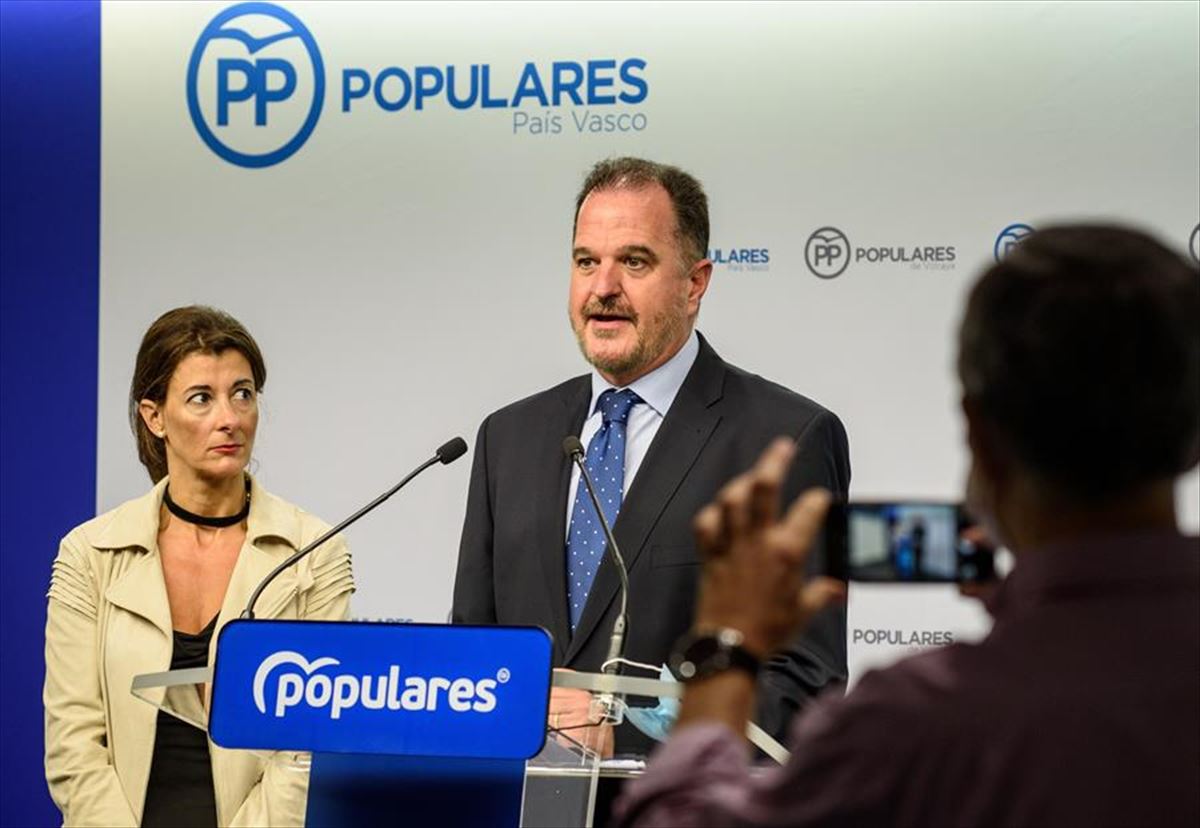 El nuevo presidente del PP de Euskadi, Carlos Iturgaiz. Foto: EFE