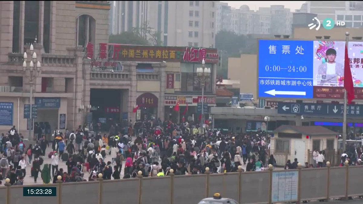 China. Foto obtenida de un vídeo de EiTB