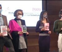 Aixa de la Cruz, Uxue Alberdi, Borja Barragué e Idoia Santamaria, Premios Euskadi 2020