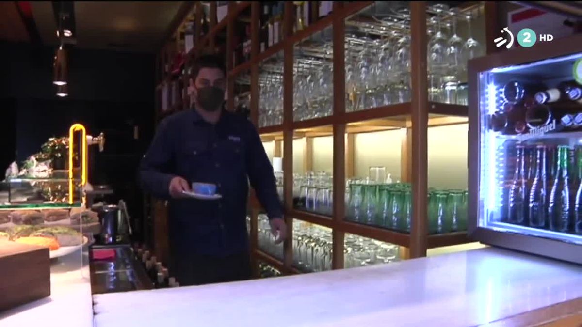 Bar en Bilbao. Imagen obtenida de un vídeo de ETB.