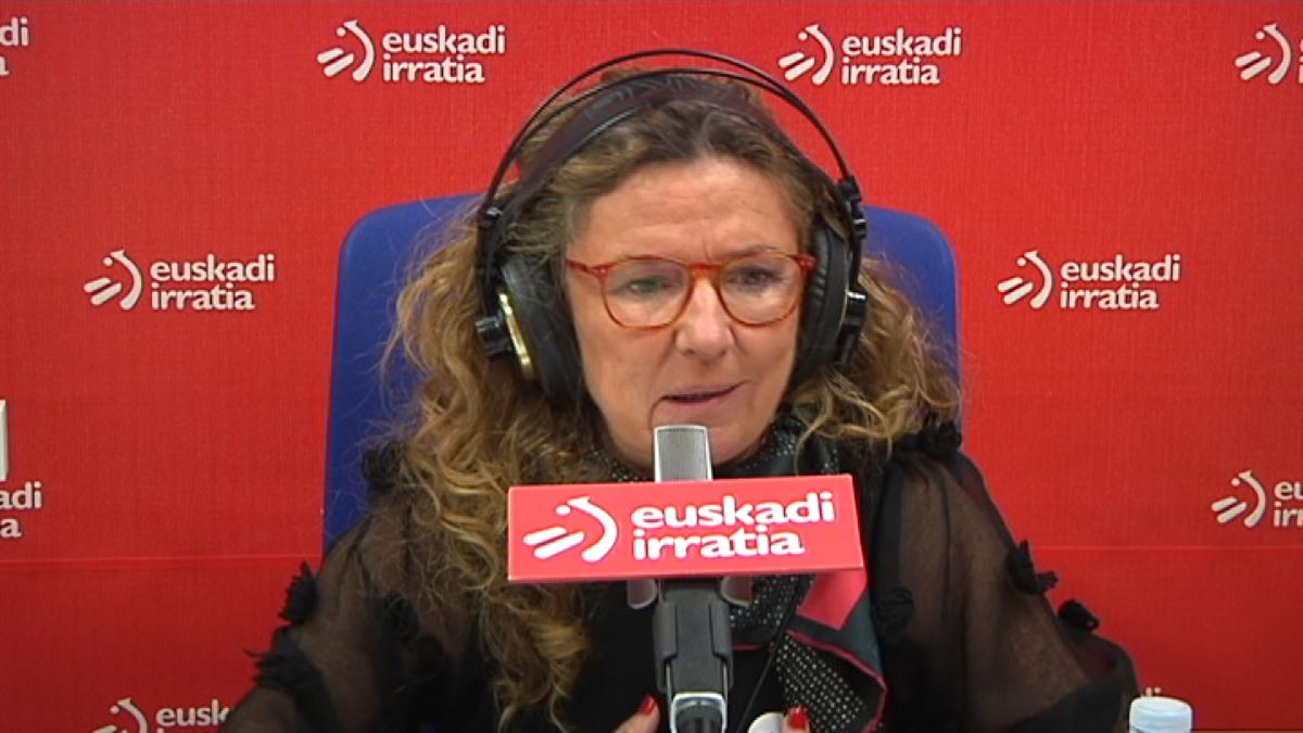 La consejera de Salud, Gotzone Sagardui, en Euskadi Irratia