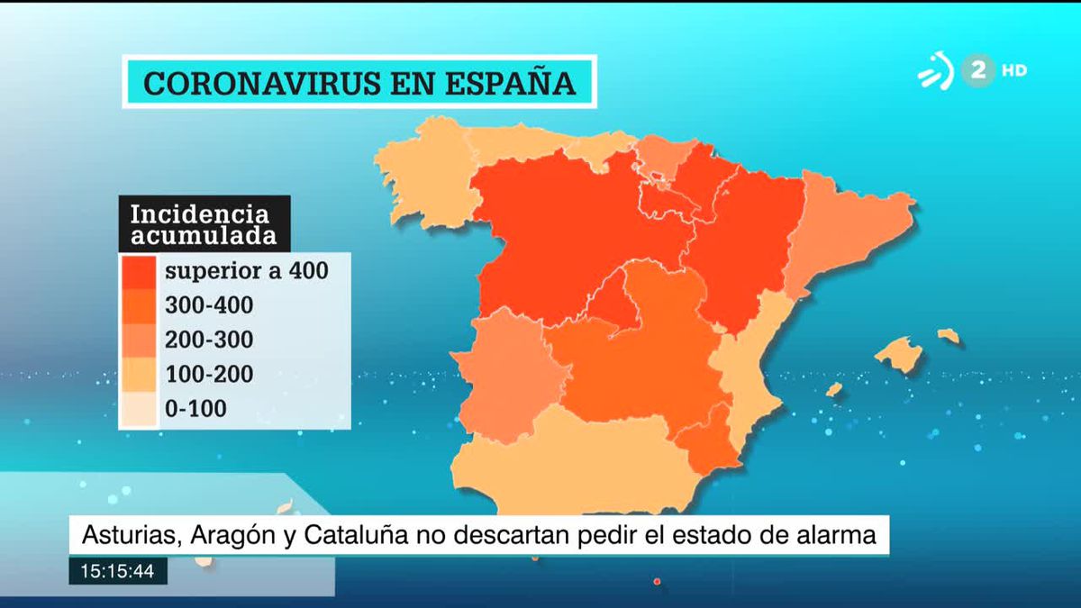 Coronavirus en España. Imagen obtenida de un vídeo de ETB.