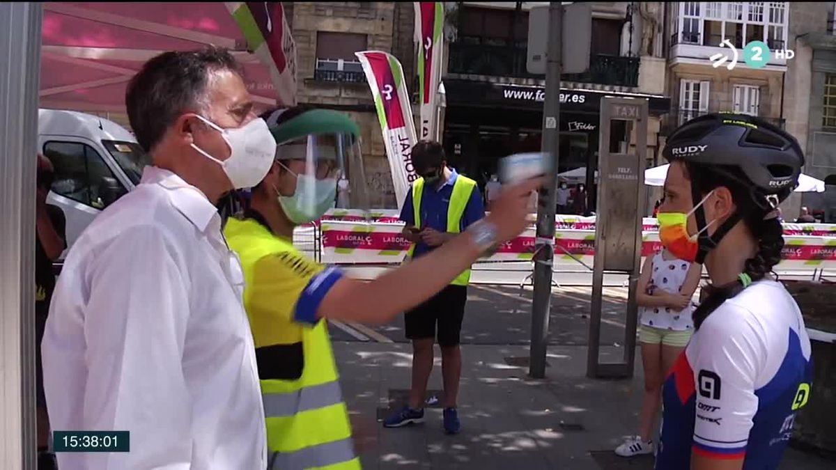 La Vuelta. Imagen obtenida de un vídeo de ETB.