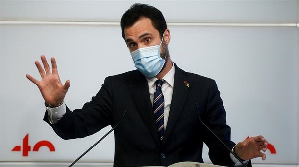 Roger Torrent Parlamentako presidentea. Argazkia: EFE