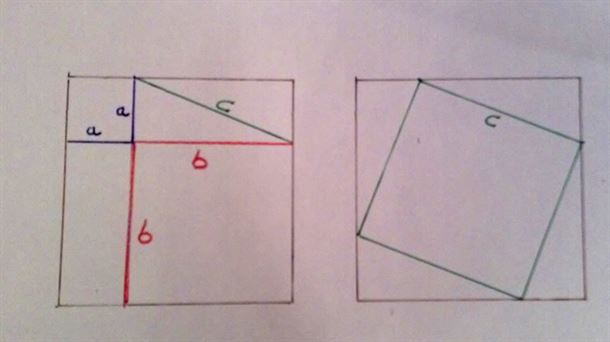 Hipotenusa. Fuente: internet