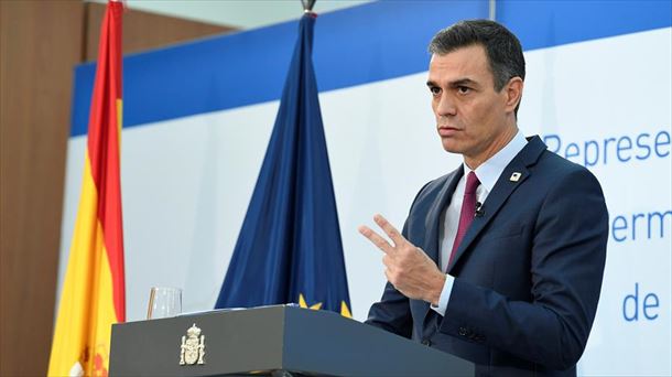 Pedro Sanchez Espainiako Gobernuko presidentea.