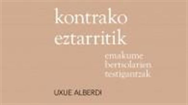 Premio Euskadi de Literatura de Ensayo en Euskera 2020: Uxue Alberdi con Kontrako Eztarritik.       