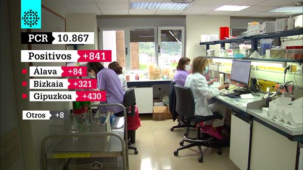 Datos diarios de coronavirus en Euskadi