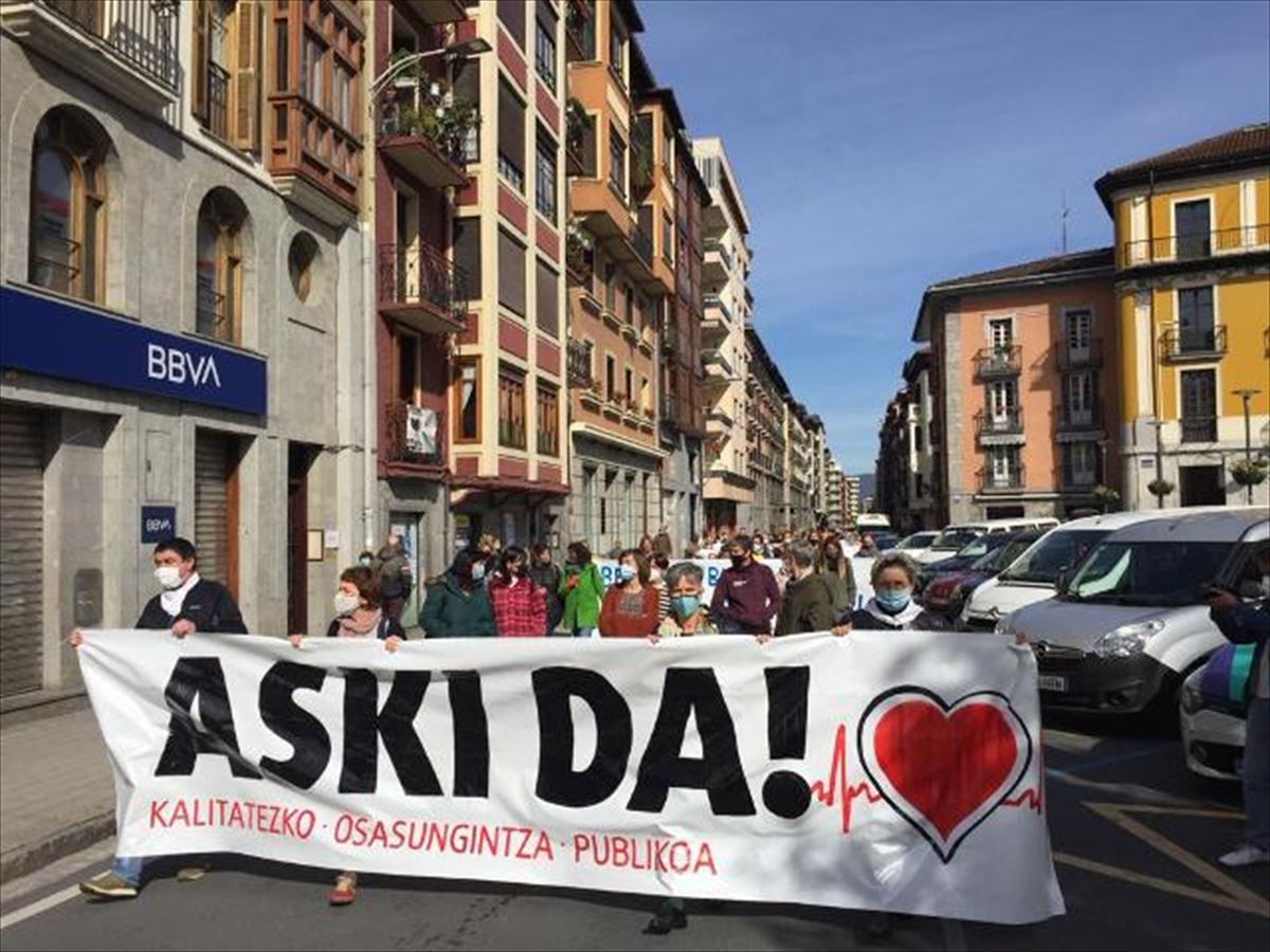 Manifestazioa Tolosan (Gipuzkoa). Argazkia: Xabier Urteaga | Euskadi Irratia