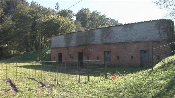 El antiguo criadero de champiñones en el barrio Meaka de Irun (Gipuzkoa). Imagen: EiTB