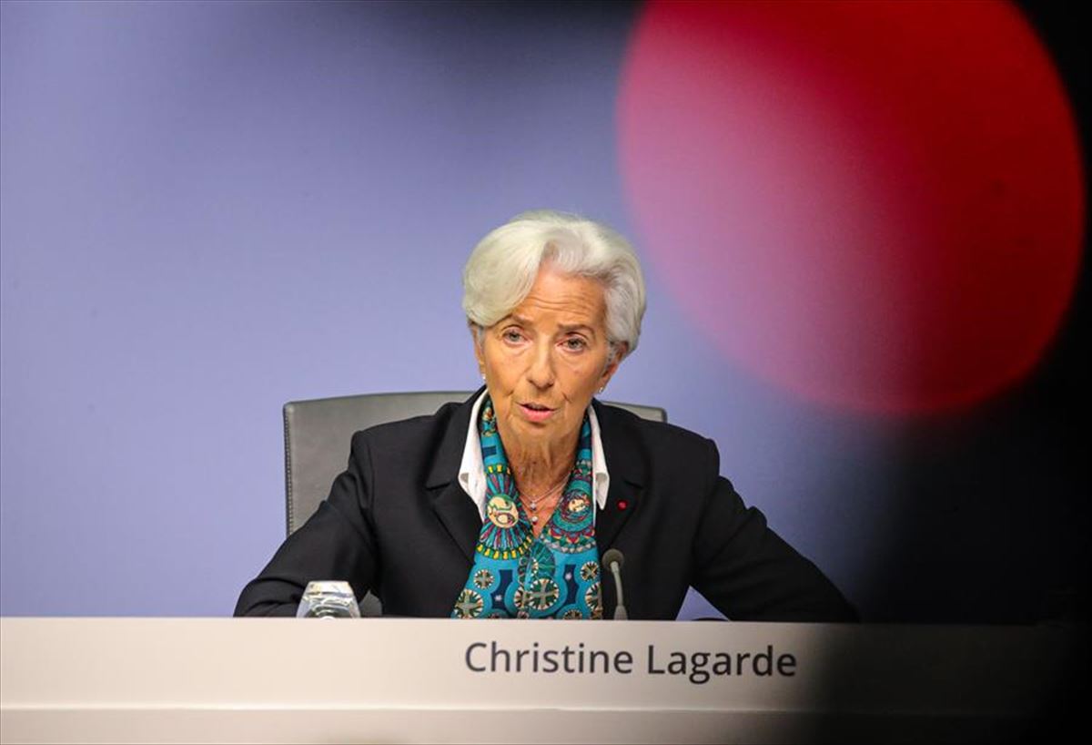 Christine Lagarde Europako Banku Zentraleko (EBZ) presidentea. Artxiboko argazkia: EFE