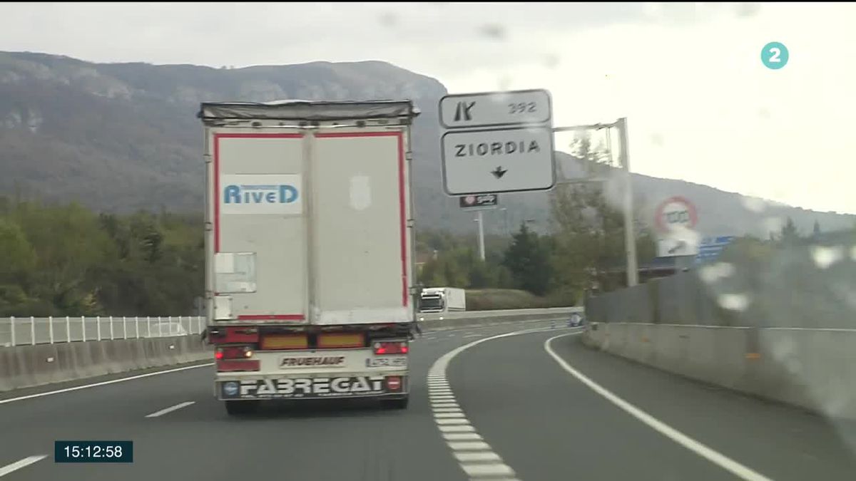 Movilidad en Navarra. Imagen obtenida de un vídeo de ETB.