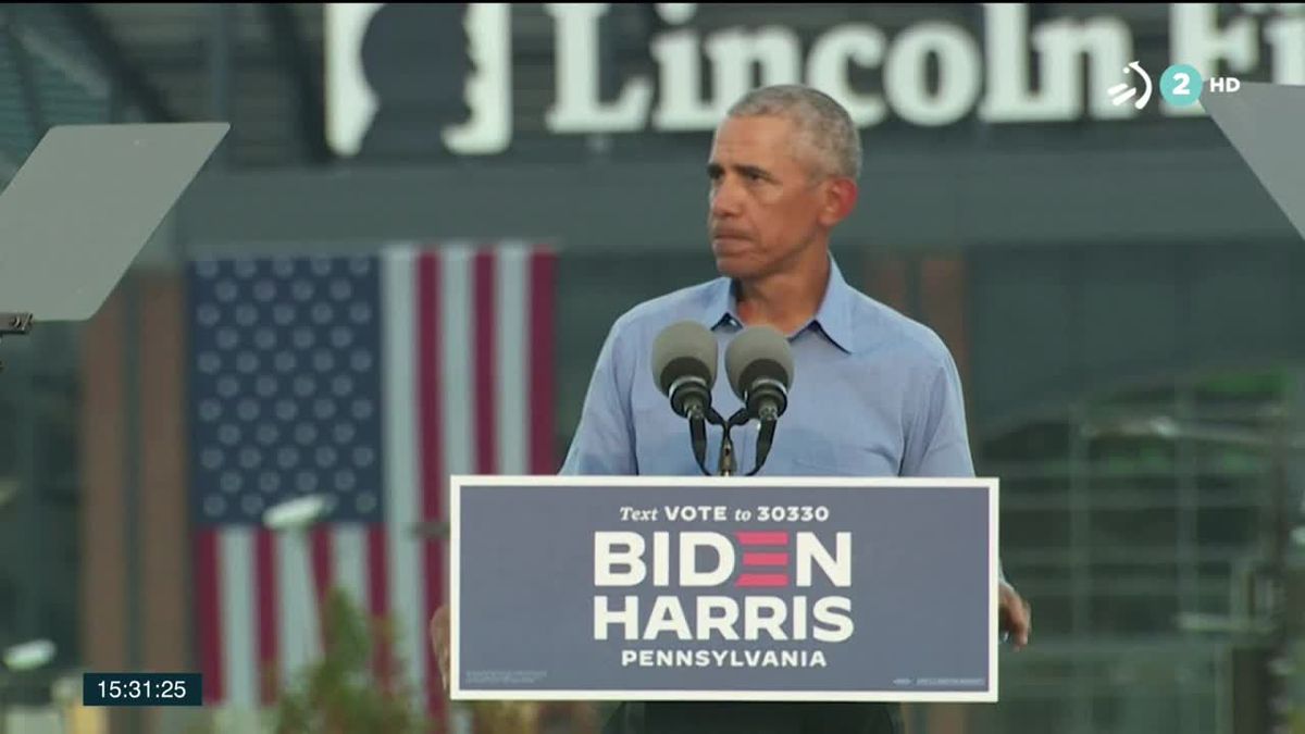 Barack Obama. Imagen obtenida de un vídeo de ETB.