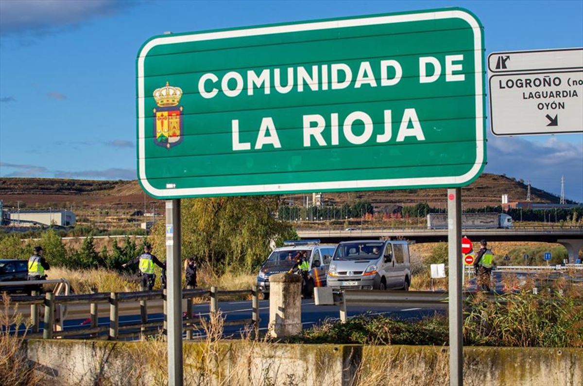 Cartel de la Comunidad de La Rioja