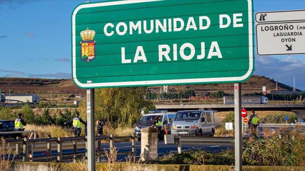 Cartel de la Comunidad de La Rioja