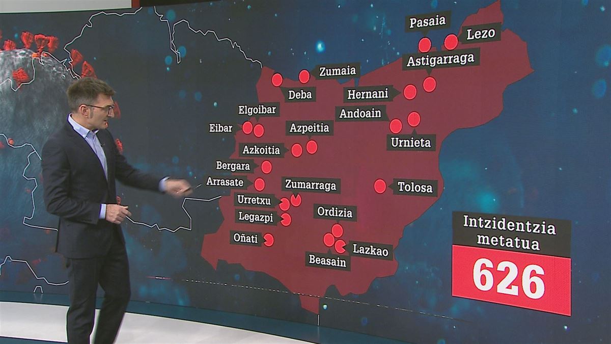 Bergara, Mondragón y Ortuella entran en la lista de "municipios rojos"