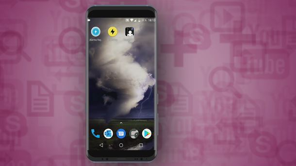 Descubre las apps para detectar las tormentas eléctricas en tu móvil 