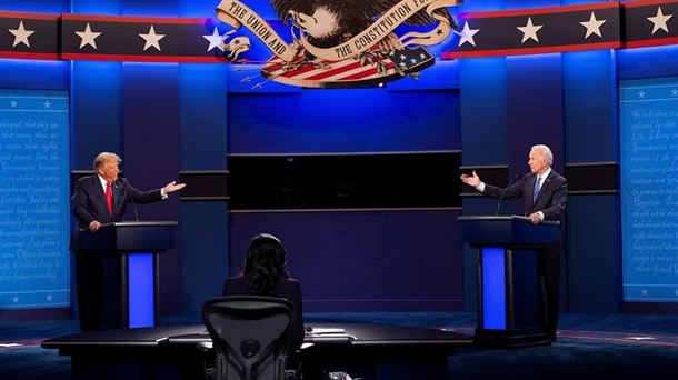 Segundo debate electoral entre Donald Trump y Joe Biden. EiTB.eus