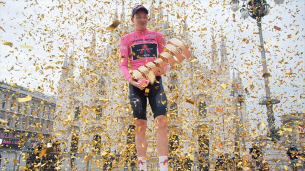 Tao Geoghegan Hart, vencedor del Giro