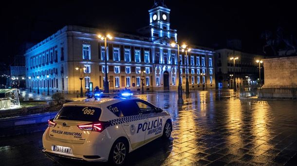 Imagen de Madrid durante el toque de queda