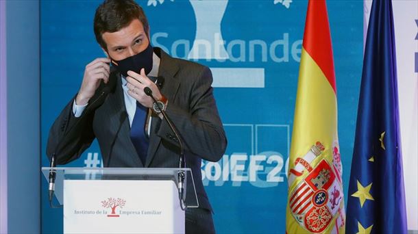 El presidente del PP, Pablo Casado. Foto: Efe