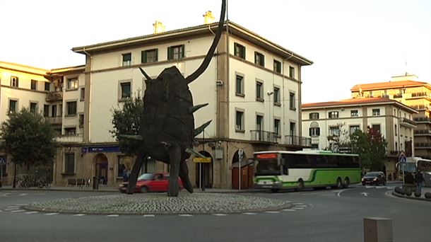 Amorebieta-Etxano. Imagen obtenida de un vídeo de ETB.