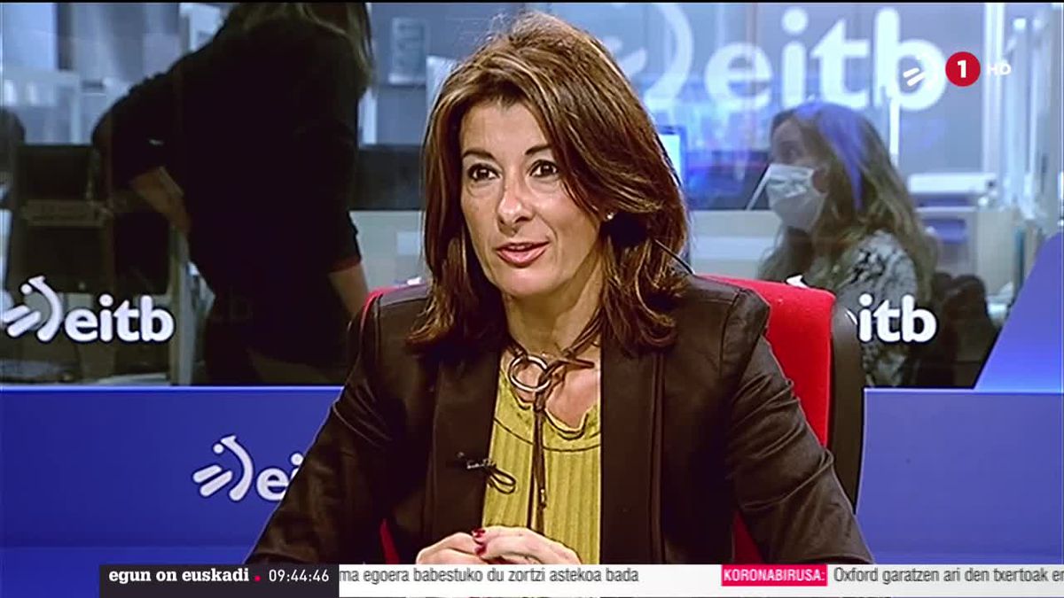 Laura Garrido. ETBren bideo batetik ateratako irudia.