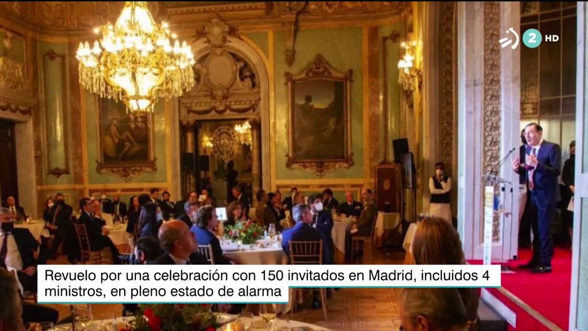 Fiesta en Madrid. Imagen obtenida de un vídeo de ETB.