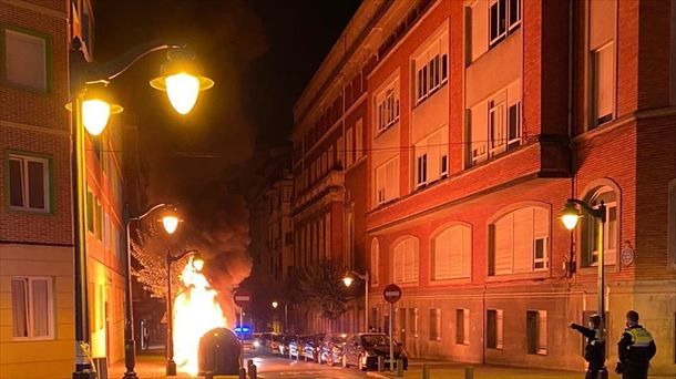 Incidentes en Bilbao. Foto: Iker Salgado.