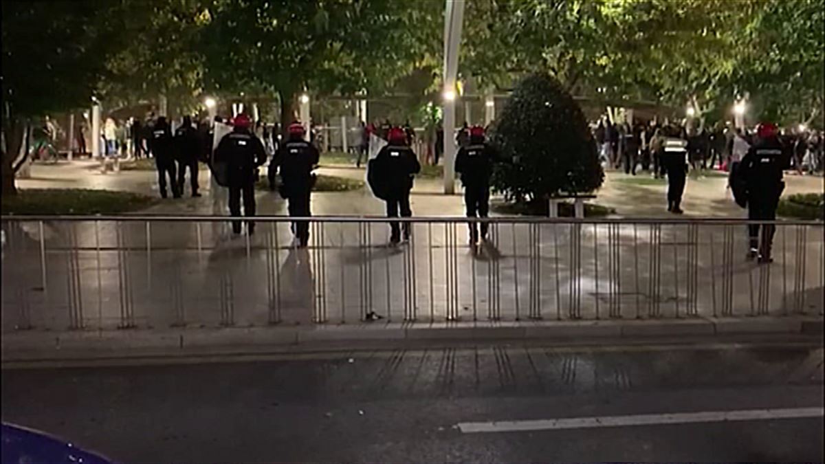 Seis detenidos en Bilbao en una protesta contra las restricciones