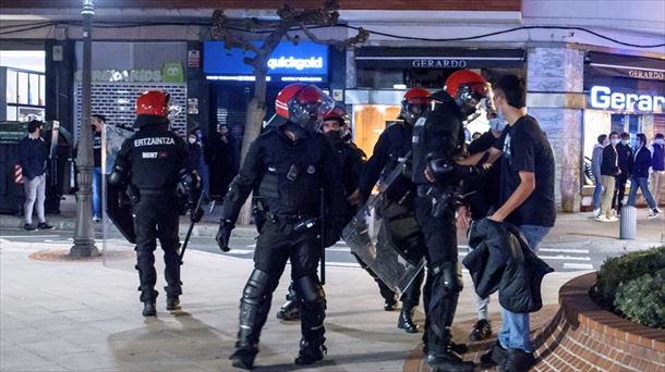 Protesta en Bilbao.