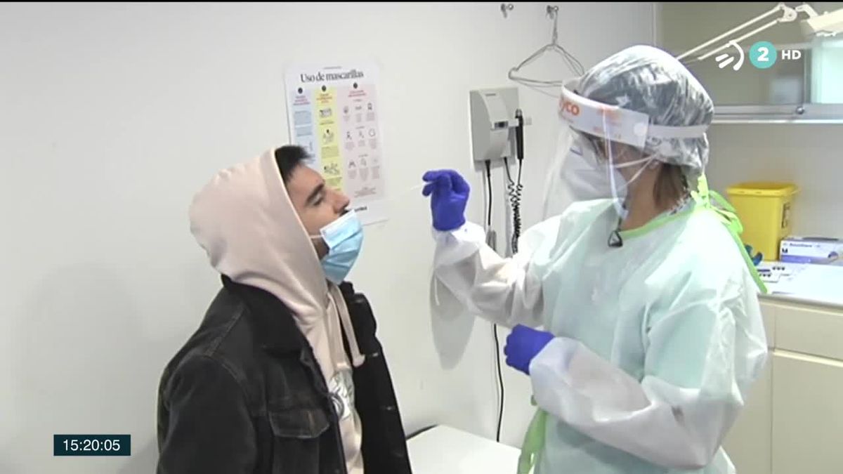 Test antígenos. Imagen obtenida de un vídeo de ETB.