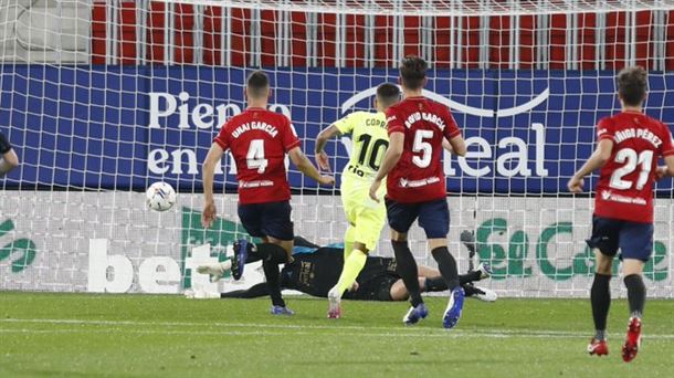 Osasuna cae ante el Atlético de Madrid (vía @CAOsasuna)