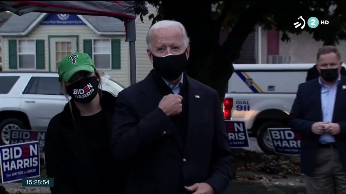 Joe Biden. Imagen obtenida de un vídeo de ETB