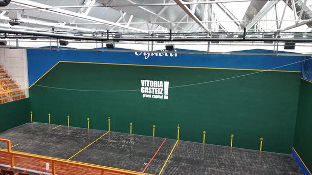 El próximo lunes vuelve la actividad a los frontones Beti Jai de Vitoria-Gasteiz 