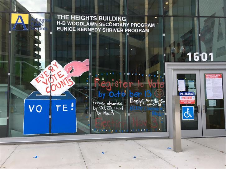 Colegio electoral de Arlington, en Virginia