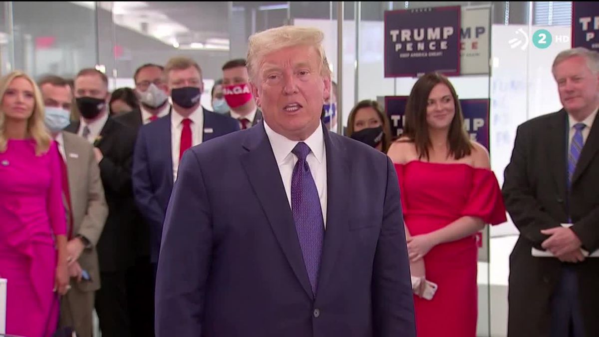 Donald Trump. Imagen obtenida de un vídeo de ETB.