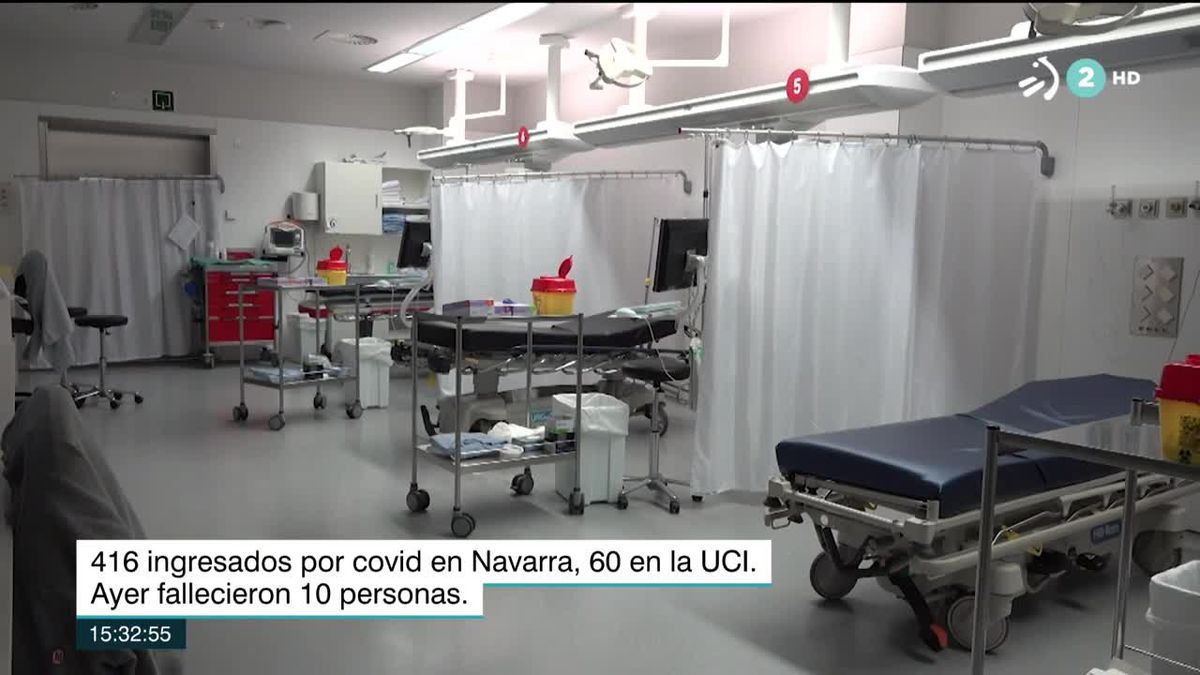 Coronavirus en Navarra. Imagen obtenida de un vídeo de ETB.