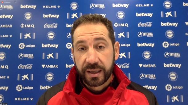 Pablo Machín, entrenador del Deportivo Alavés.