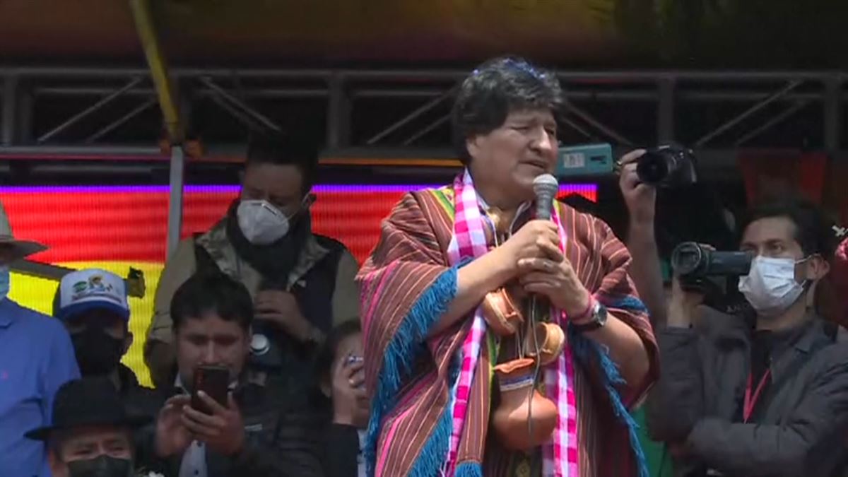 Evo Morales. Irudia: Agencias