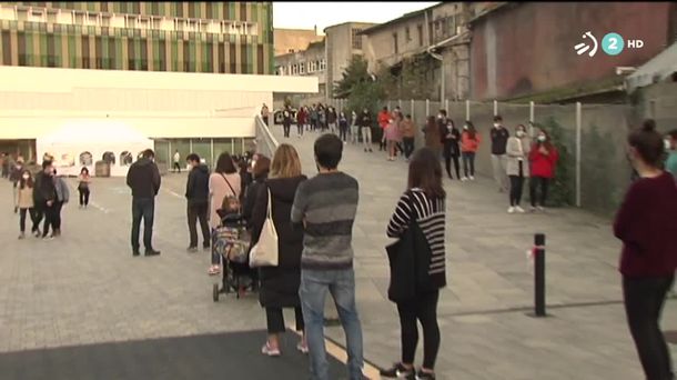 Eibar. Imagen obtenida de un vídeo de ETB.