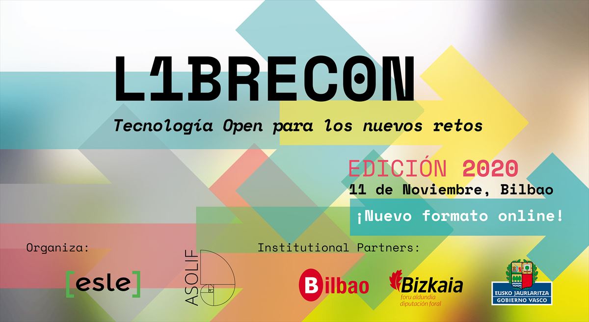 Cartel promocional de Librecon 2020