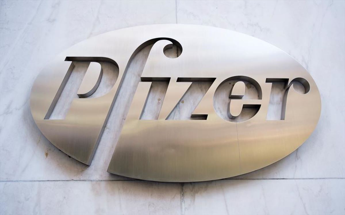 Logo de la empresa farmacéutica Pfizer