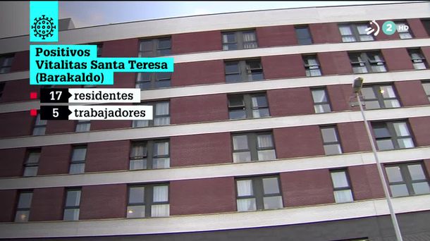 Residencia de Barakaldo. Imagen obtenida de un vídeo de ETB.